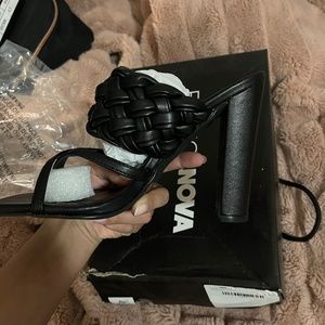 Black Fashion Nova Heels